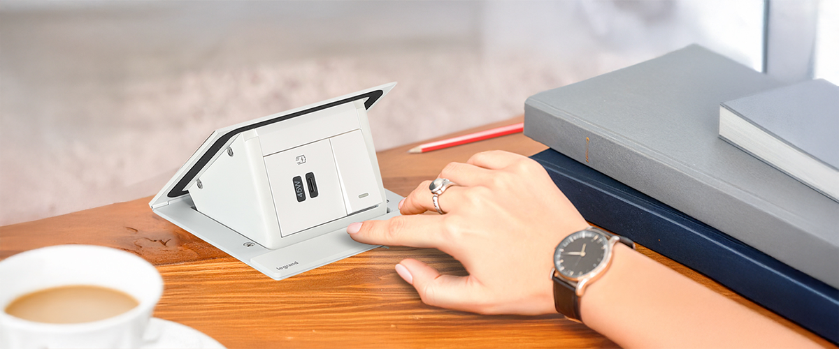 Introducing Legrand Incara: smart power, seamlessly integrated into modern workspace
