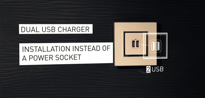 Want to install a USB powerpoint into a brick wall?