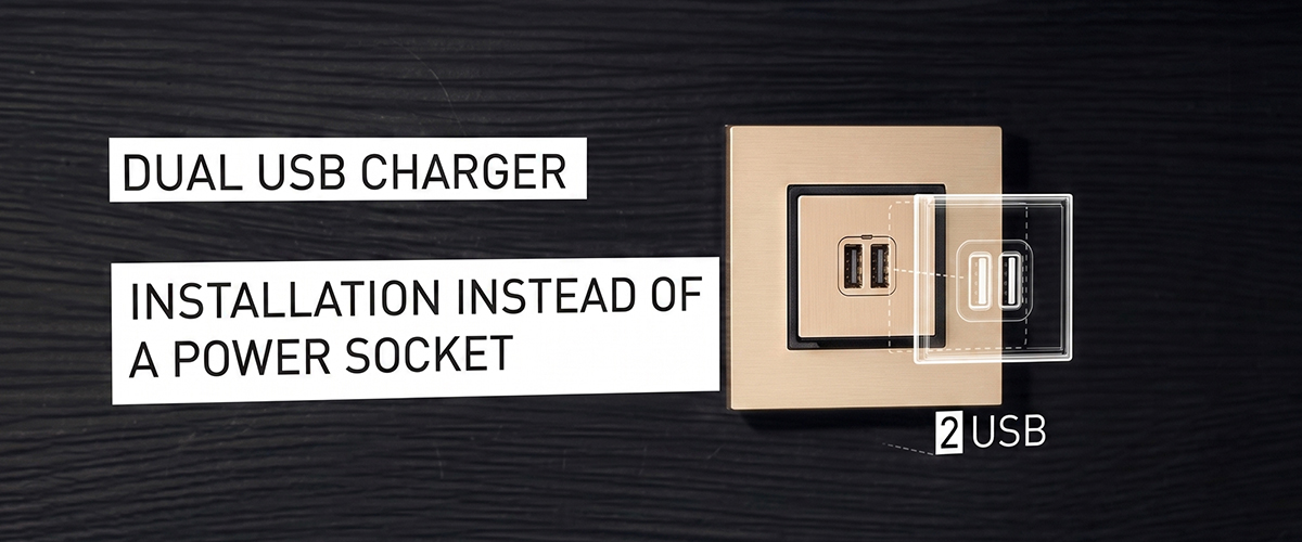 Want to install a USB powerpoint into a brick wall?